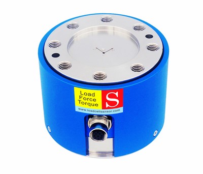 Round 3-Axis Load Cell 0-300kN Triaxial Force Sensor