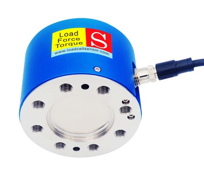 Round 3-Axis Load Cell 0-300kN Triaxial Force Sensor