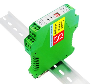 DIN Rail Load Cell Signal Amplifier 4-20mA 0-10V